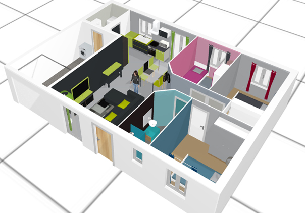 plan maison 3d sur mac